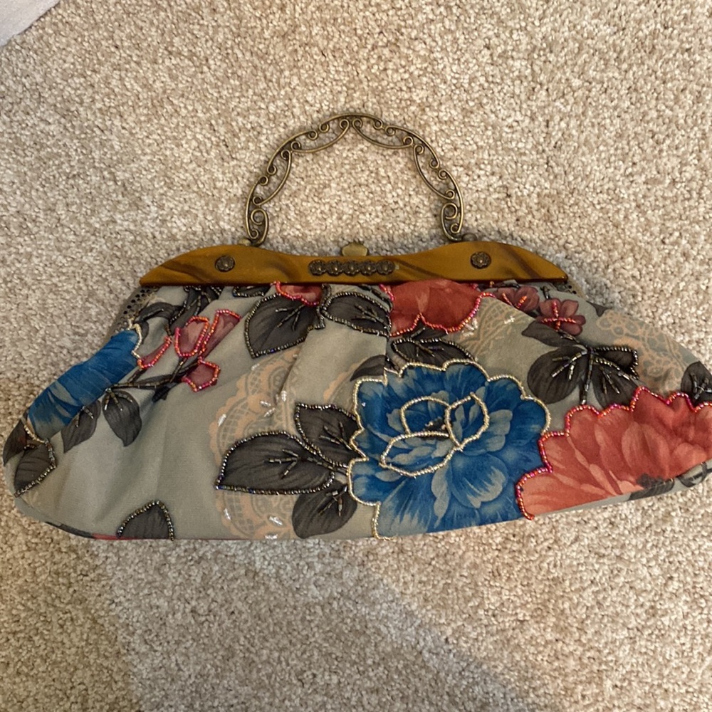 Beautiful beaded evening purse